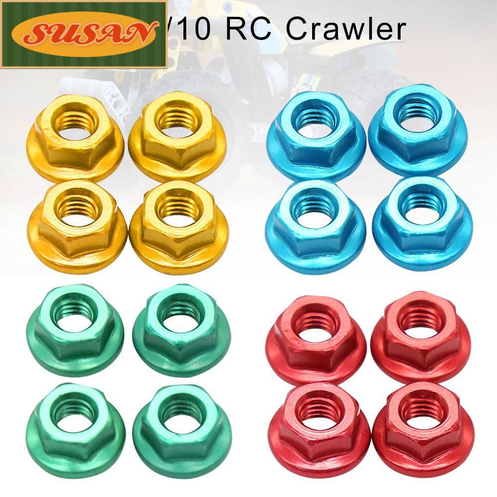 SUSANS Set 8 Đai Ốc M4 Cho Xe Điều Khiển Từ Xa Tỉ Lệ 1 / 10