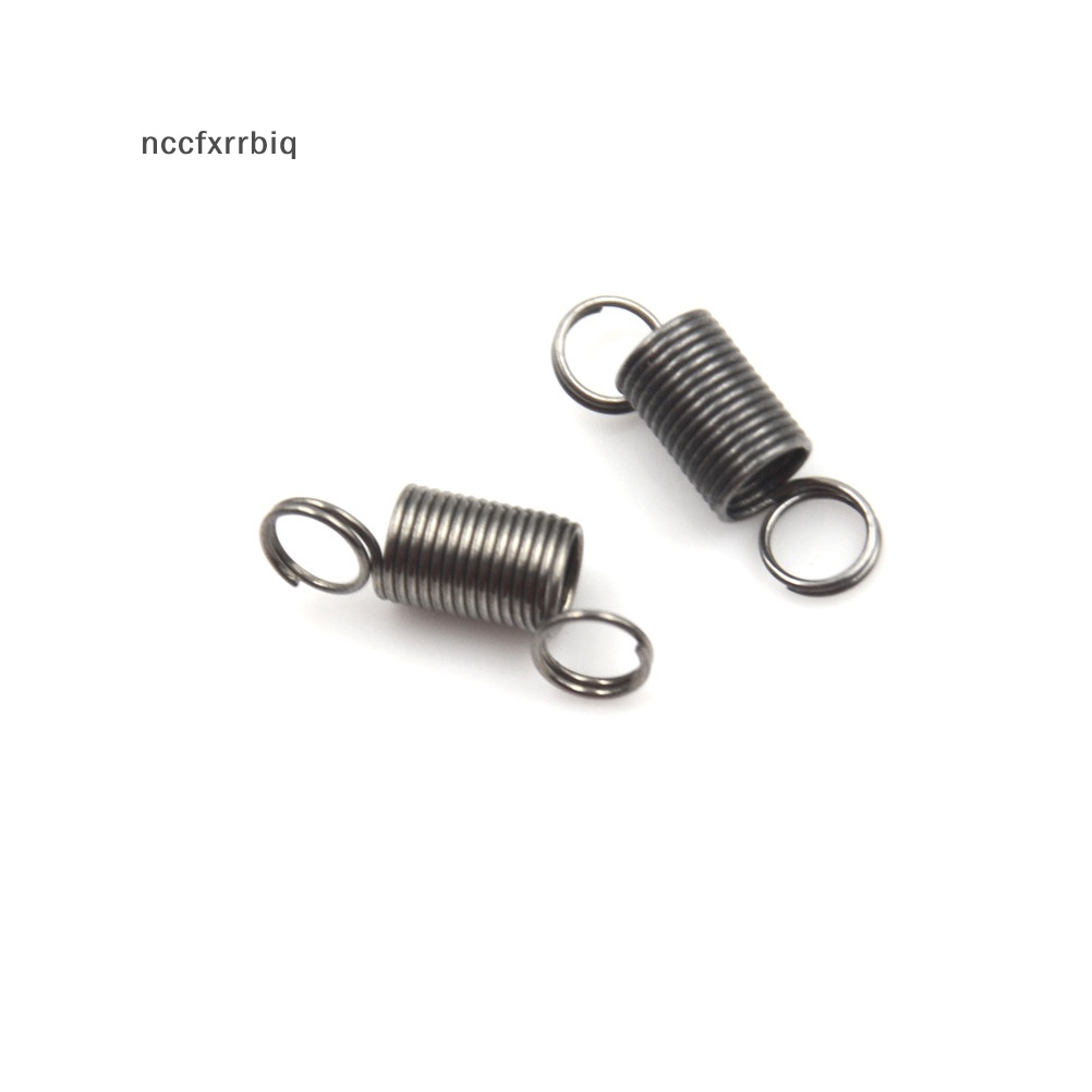 10 cái lò xo căng nhỏ bằng thép không gỉ 15mm có móc để kéo đồ chơi tự làm mới
