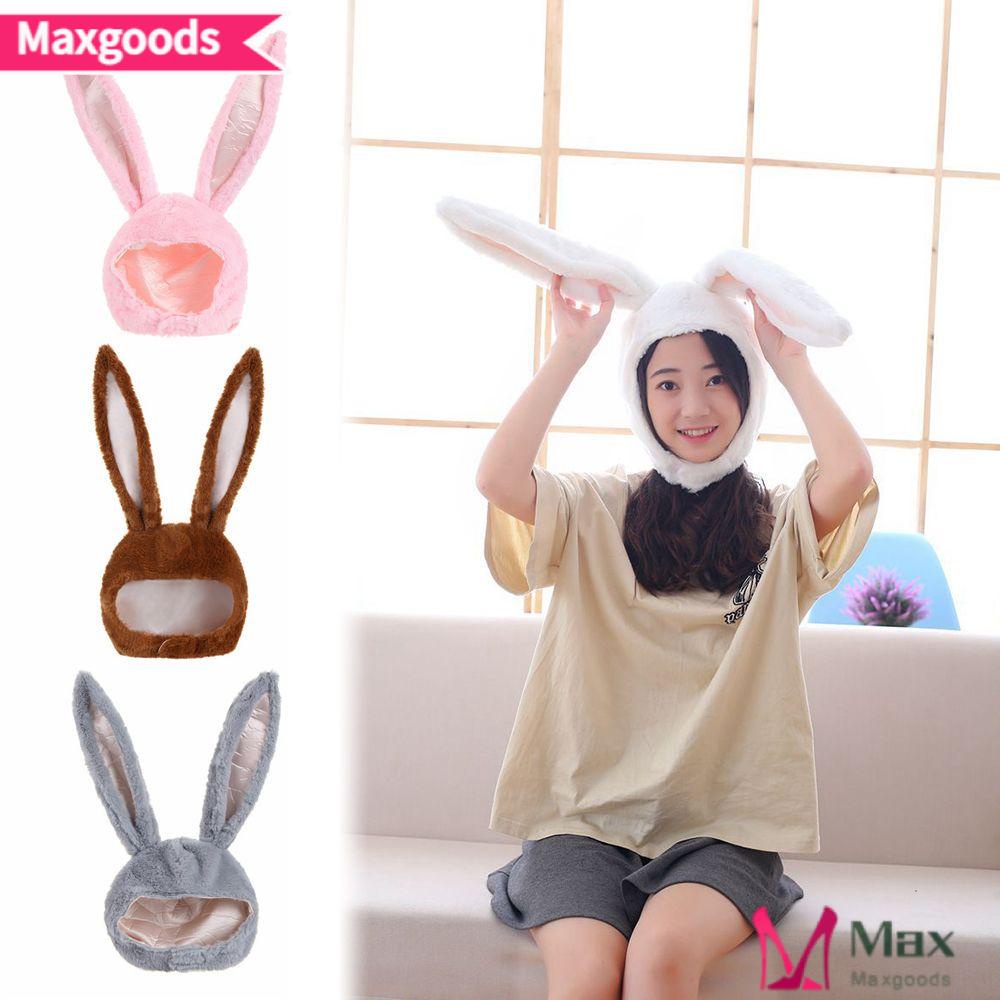 MAXG Mũ Tai Thỏ Nhồi Bông Ngộ Nghĩnh Đáng Yêu