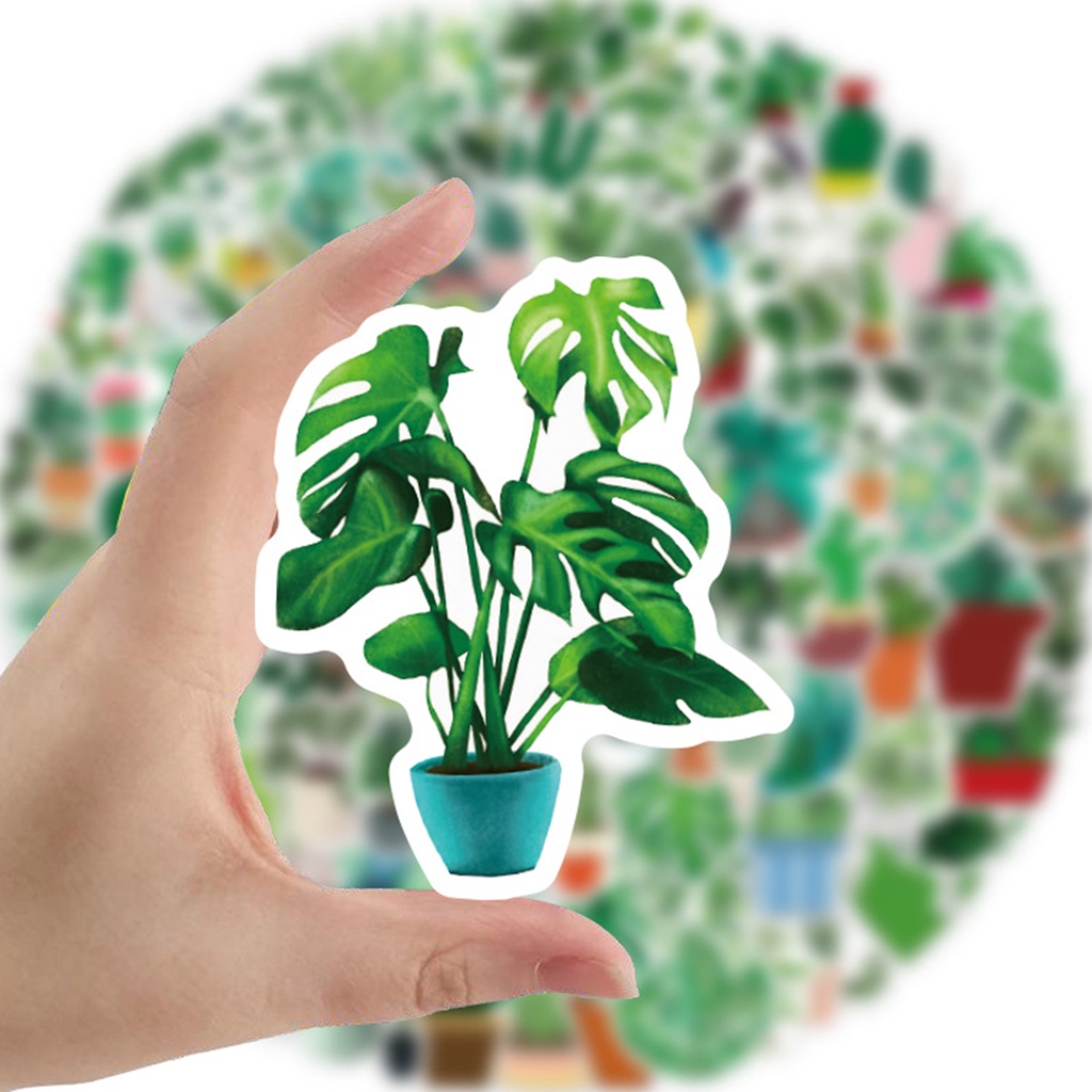 Bộ 100 Miếng Dán Trang Trí Laptop Chống Nước Không Cần Chạm Khắc Graffiti