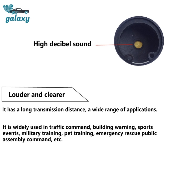 Galaxy Còi Điện Tử Bằng Hợp Kim Nhôm Độ Sáng Cao Có Thể Điều Chỉnh