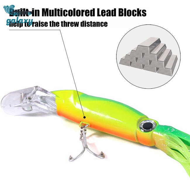 Galaxy Set 6 Mồi Giả Nhử Cá 14cm 40g Bằng Nhựa