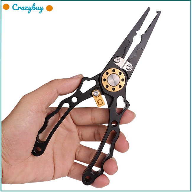 Cr Bộ Kìm Kẹp Gỡ Lưỡi Câu Cá Đa Năng Kèm Dây Chuyên Dụng