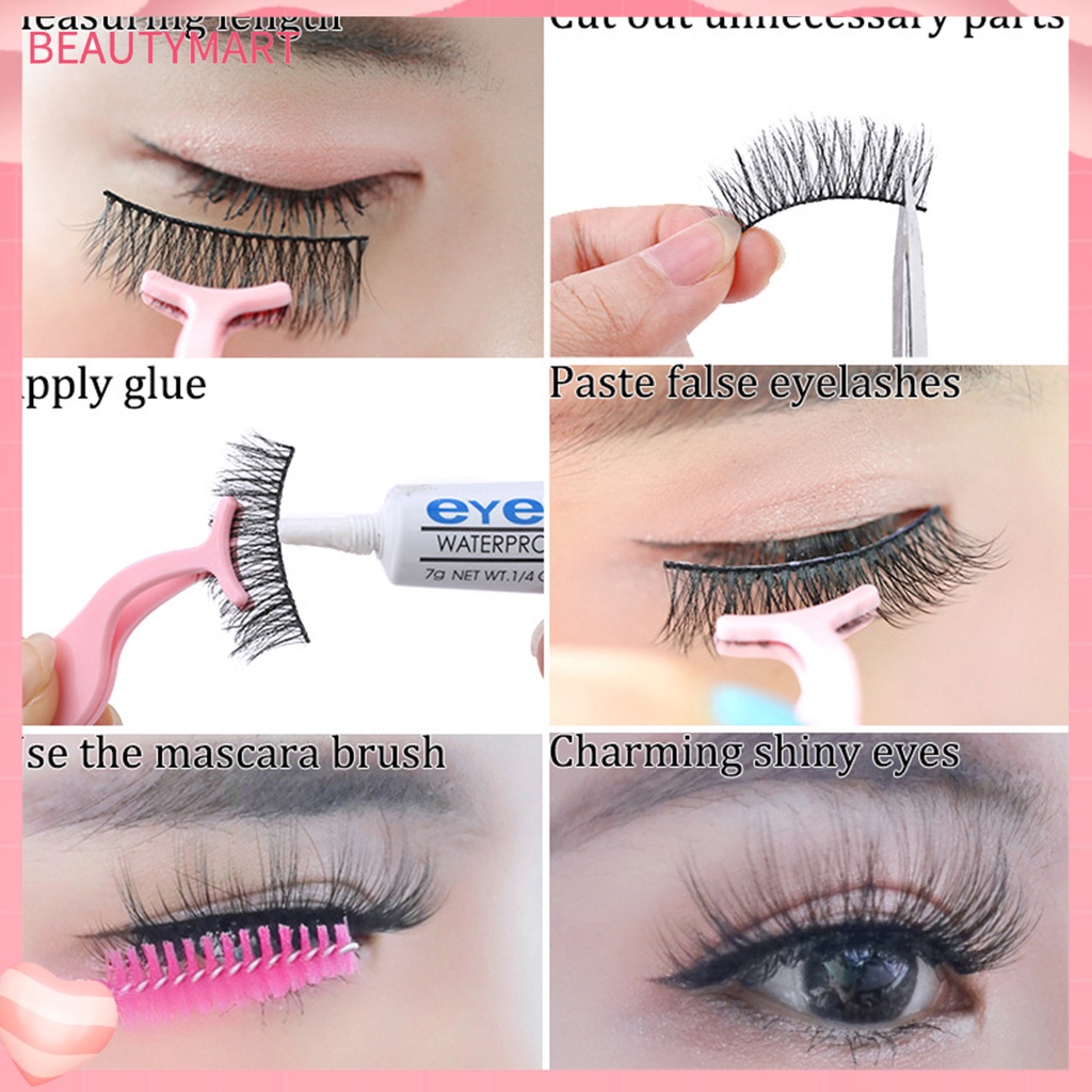 Bộ 5 Cặp Lông Mi Giả 807 / M14 / C3 / DC012 / W10 Có Thể Tái Sử Dụng