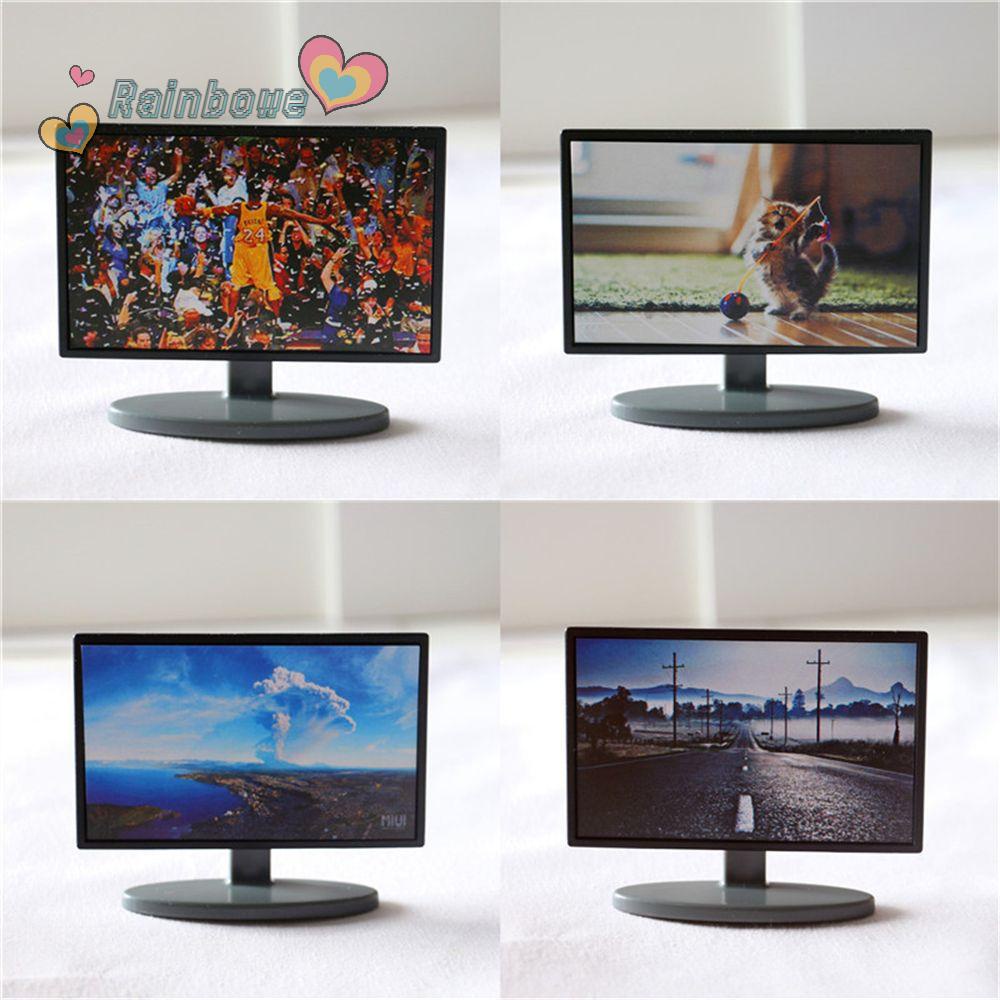 RAINBOW Mô Hình TV Mini Trang Trí Nhà Cửa Phong Cách Retro