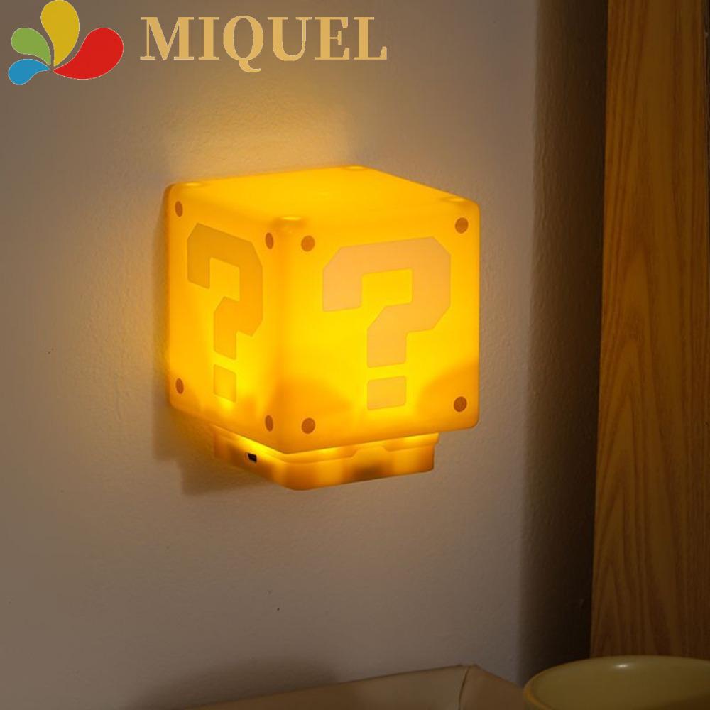 Đèn Ngủ Để Bàn Hình Mario Bros Cổng Sạc USB Trang Trí Sinh Nhật