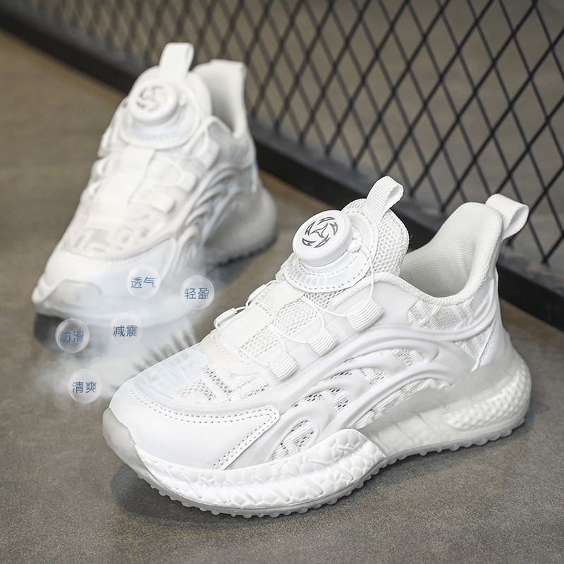 Giày Thể Thao Có Nút Xoay Thời Trang Mùa Hè Cho Bé