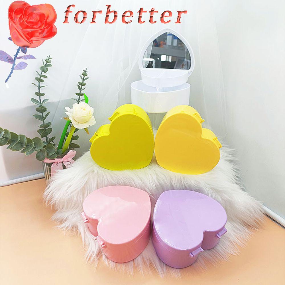 FORBETTER Hộp Đựng Trang Sức Hình Trái Tim Xinh Xắn