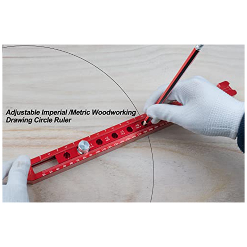 Thước Đo Compa / Inch Chuyên Dụng Cho Thợ Mộc