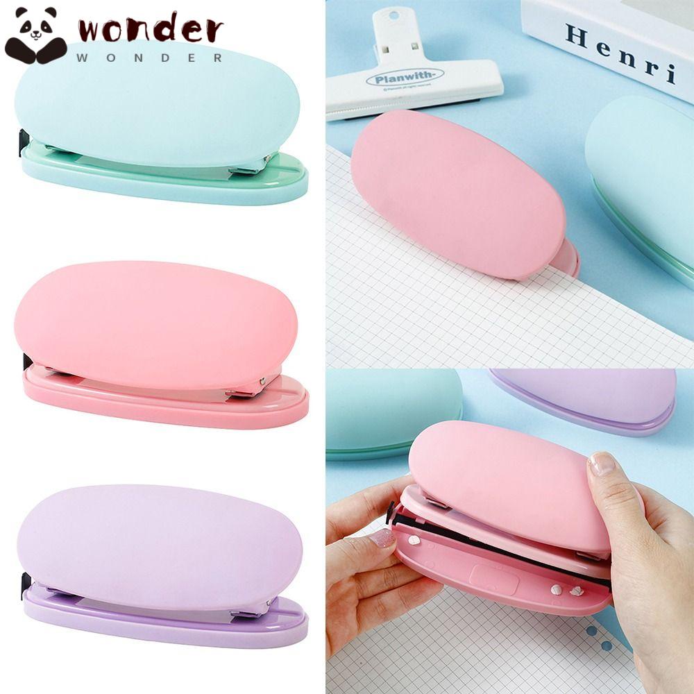 Dụng Cụ Đục Lỗ Giấy Hai Lỗ 6CM Màu Sắc Macaron Dành Cho Học Sinh / Văn Phòng