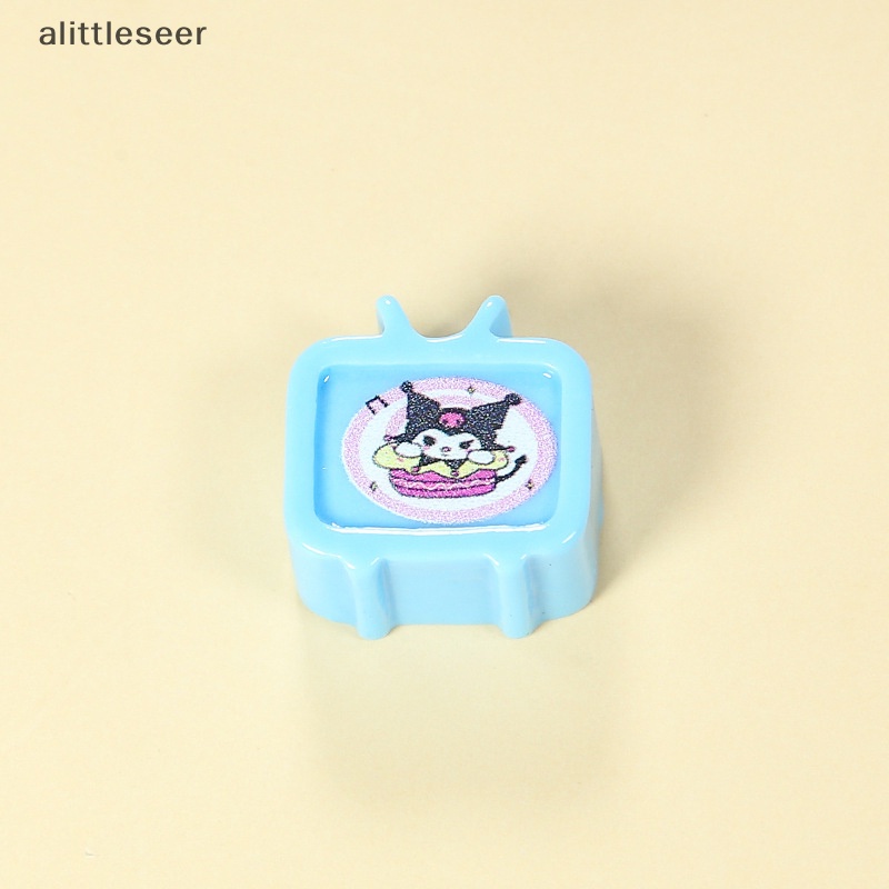 Set 5 Mô Hình TV Hoạt Hình Ba Chiều Handmade DIY Trang Trí Nhà Búp Bê