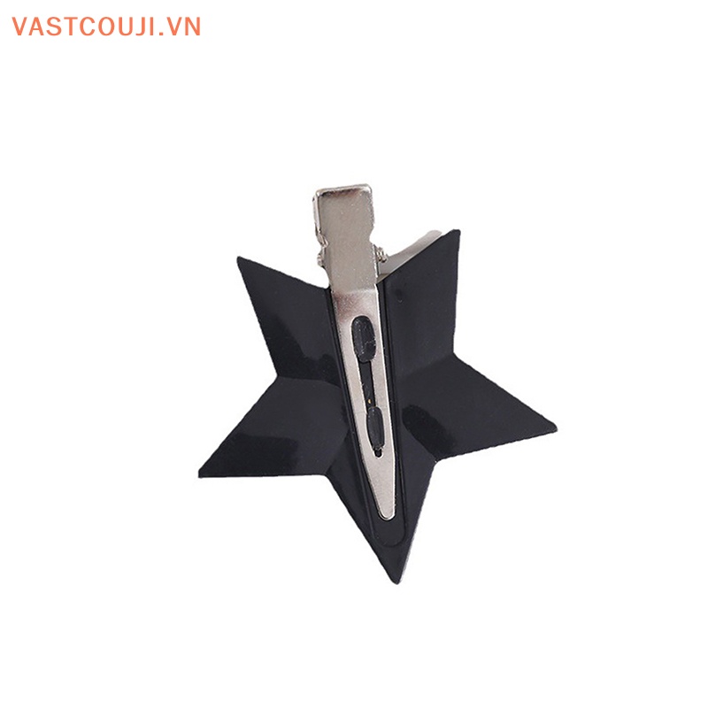 Set 5 Kẹp Tóc Kim Loại Hình Ngôi Sao Thời Trang Hàn Quốc Cho Nữ