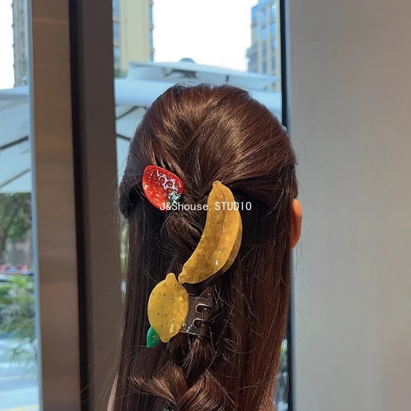 Kẹp Tóc Hình Trái Cây Dễ Thương KF644
