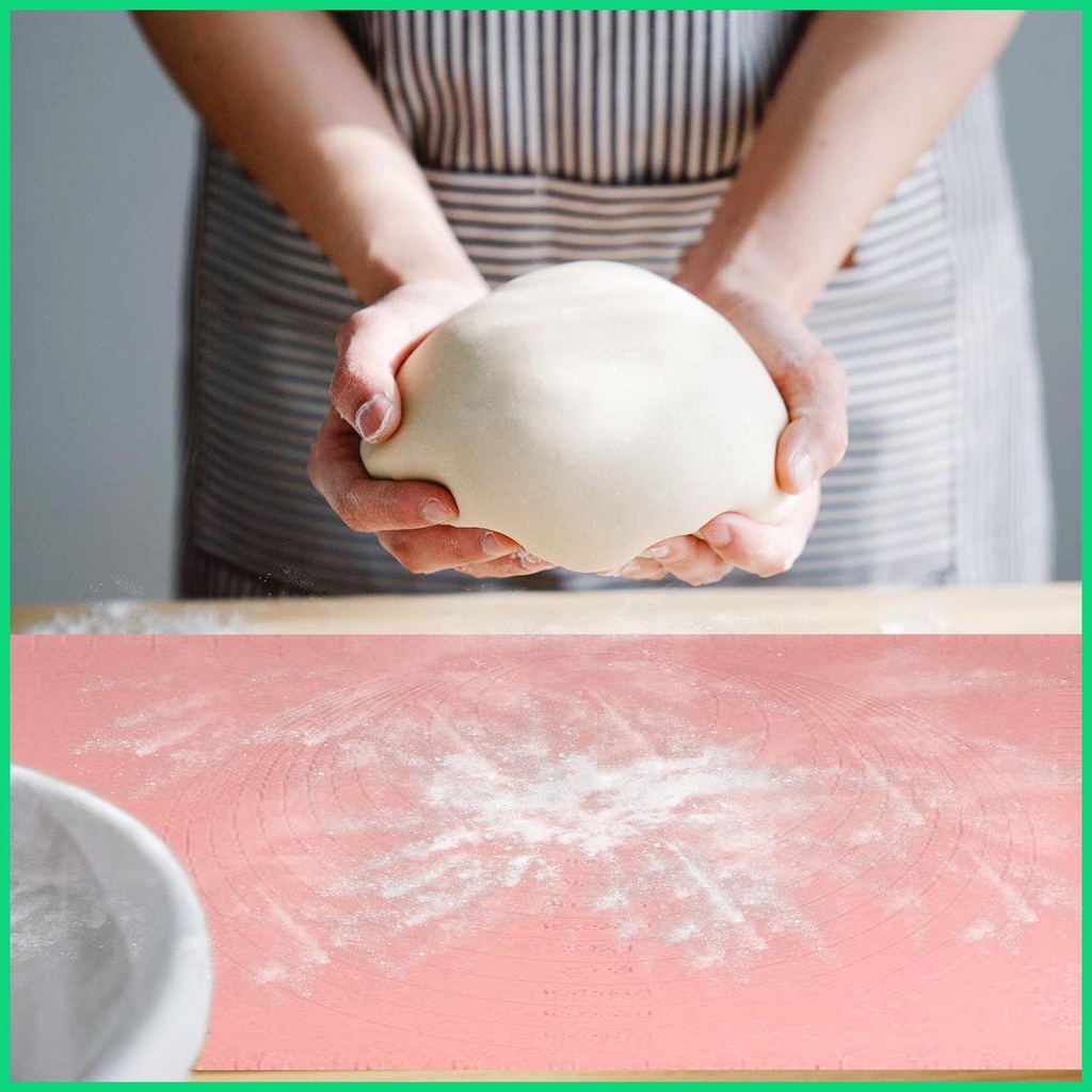 Thảm Nướng Bánh Bằng Silicon Dày Dặn Chống Dính Kích Thước 24x16Inch