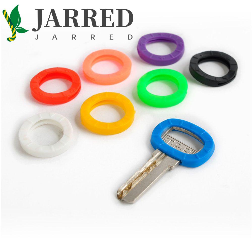JARRED Bộ 8 Vỏ Bọc Chìa Khóa Hình Tròn 24mm * 4mm