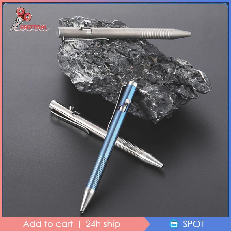 Bút Bi Prettyia1 Ngòi 0.5mm Có Thể Thu Gọn Tiện Dụng