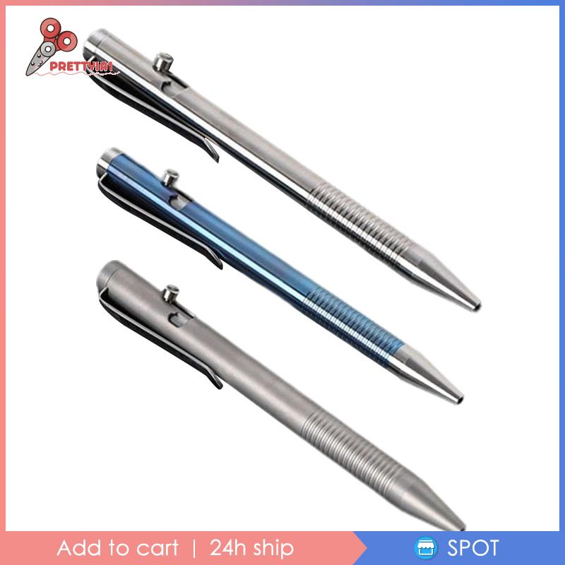 Bút Bi Prettyia1 Ngòi 0.5mm Có Thể Thu Gọn Tiện Dụng