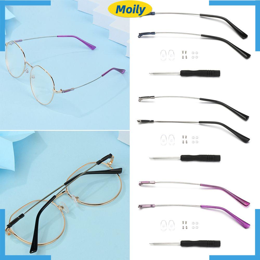 MOILYVN 1 Cặp Dụng Cụ Sửa Chữa Mắt Kính Bằng Kim Loại Chống Trượt