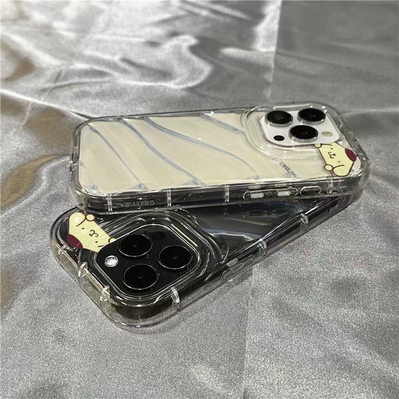 Ốp Điện Thoại Mềm Trong Suốt Họa Tiết Bánh Pudding Dễ Thương Cho Iphone 14Promax 1312 / 11 7 / 8plus xr