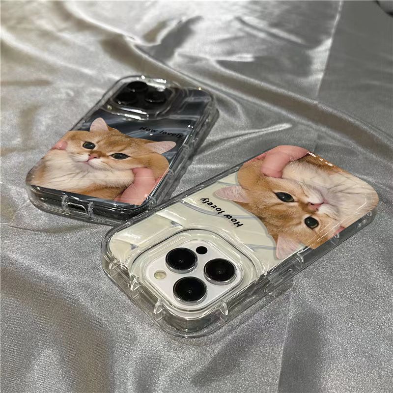 Ốp Điện Thoại Mềm Trong Suốt In Hình Mèo Dễ Thương 1312 / Pinch Cho Iphone14Promax8 / 117 / 1312 / Pinch