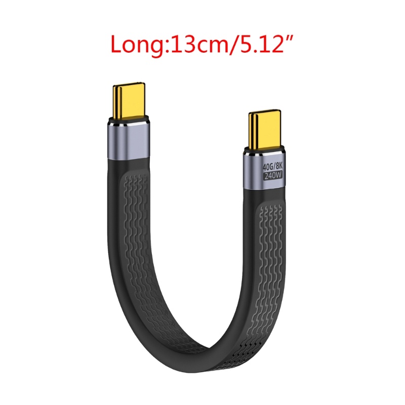 Dây Cáp Sạc Nhanh Truyền Dữ Liệu USB C Sang USB C 240W 8K 40Gbps