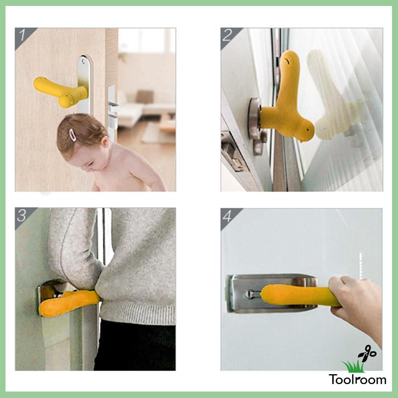 Vỏ Bọc Tay Nắm Cửa Chống Va Chạm Chống Tĩnh Điện Bảo Vệ An Toàn Cho Bé