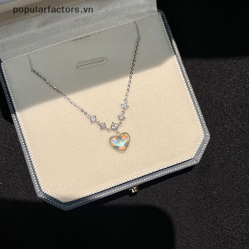 Vòng cổ Mặt Trái Tim Thời Trang Chất Lượng Cao Cho Nữ