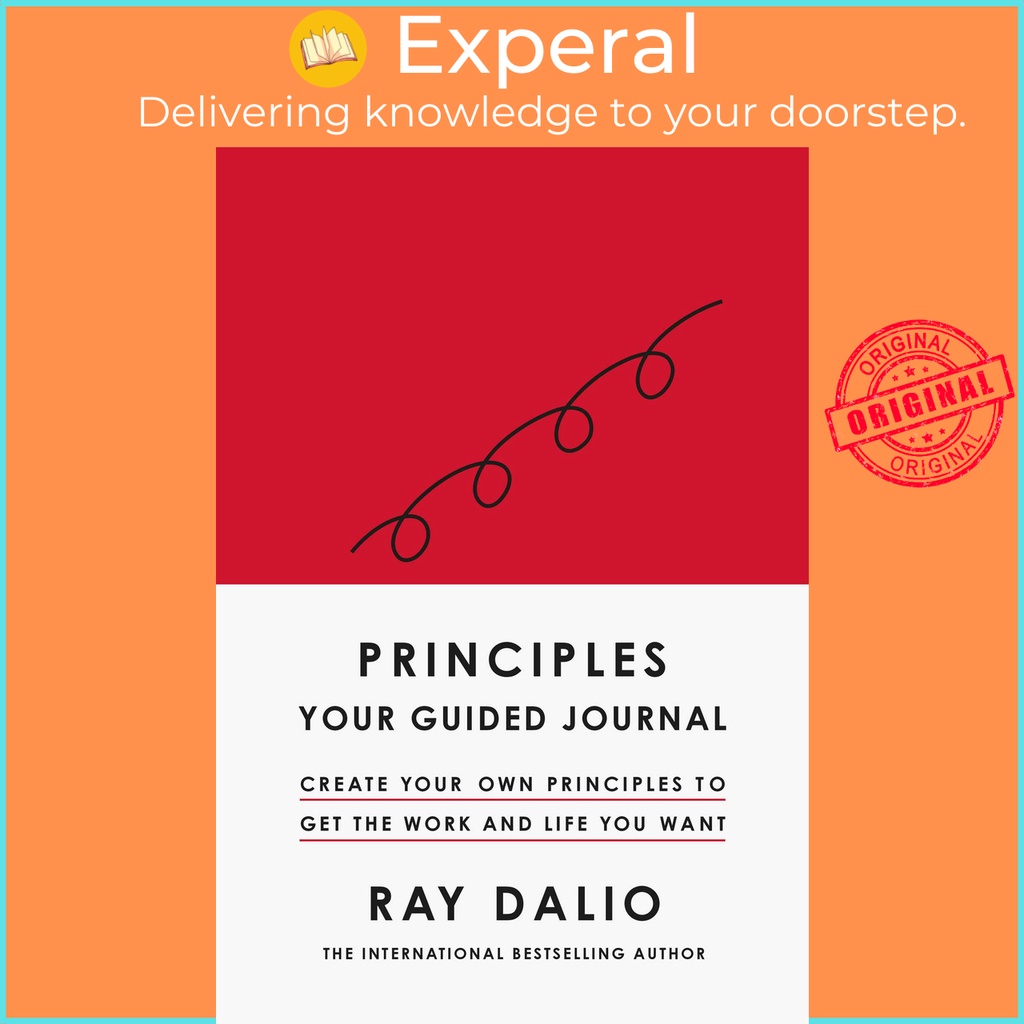 Sách - Principles: Your Guided Journal - Create Your Own Principles to Get the Work by Ray Dalio (UK edition, hardcover)