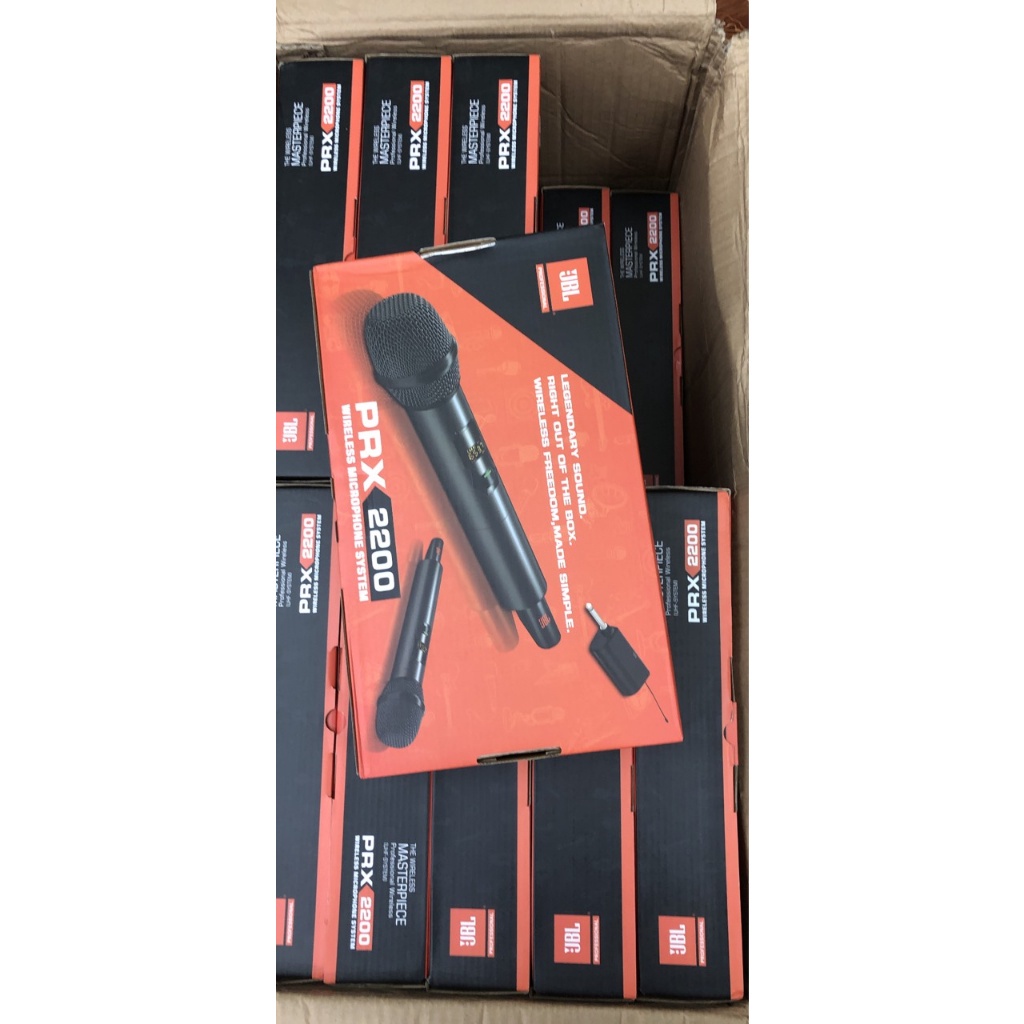 Micro Karaoke Không Dây JBL PRX 2200: Thiết Kế Sang Trọng, Độ Nhạy Cao, Bắt Sóng Xa, Ch