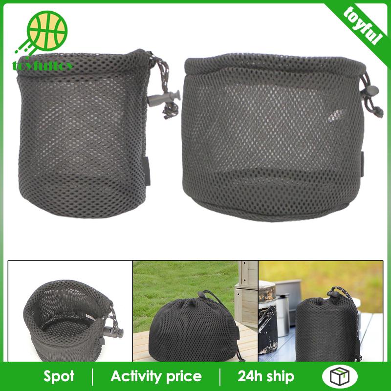 Túi Lưới Dây Rút Đựng Đồ Ăn Cắm Trại Du Lịch Tiện Dụng