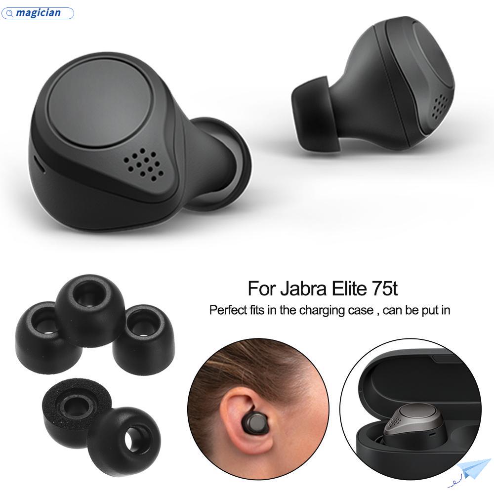 MAG Set 3 Cặp Nút Bọc Đầu Tai Nghe Thay Thế Bằng Silicon Mềm Cho Jabra Elite 75t