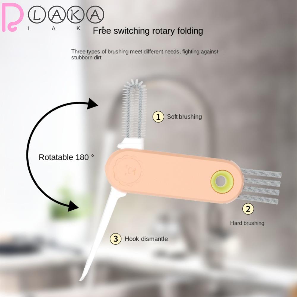 Cọ Vệ Sinh Cốc / Bình Nước 3 Trong 1 Tiện Dụng Cho Gia Đình