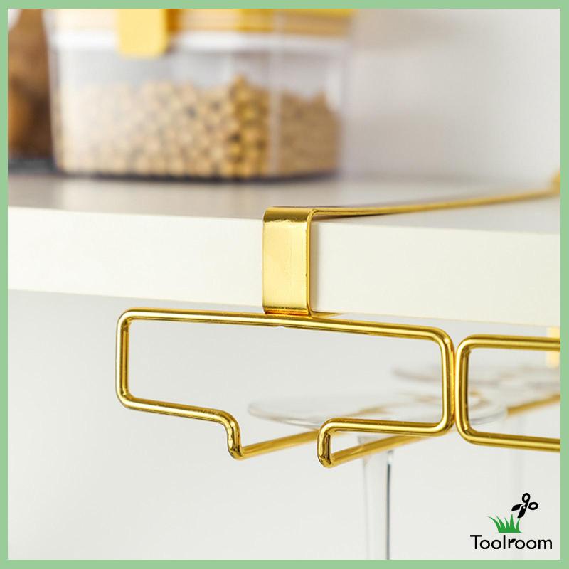 Giá Đỡ Treo Kính Mắt 2 Hàng Bằng Sắt Tiện Dụng Cho Quán Cà Phê / Bar