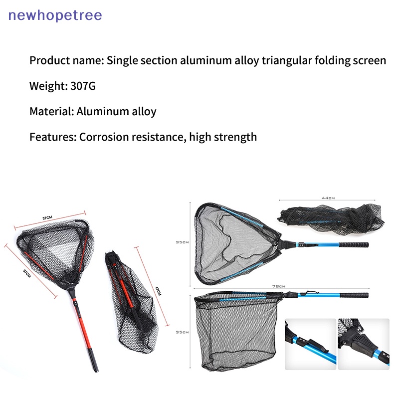 Ntvn LEO Lưới Đọc Sách Lưới Đọc Cá Hình Tam Giác Một Phần Hợp Kim Nhôm Gấp Gọn Được OIK