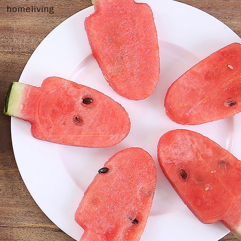 1 Nĩa Cắt Dưa Hấu Hình Que Kem Bằng Thép Không Gỉ Tiện Dụng