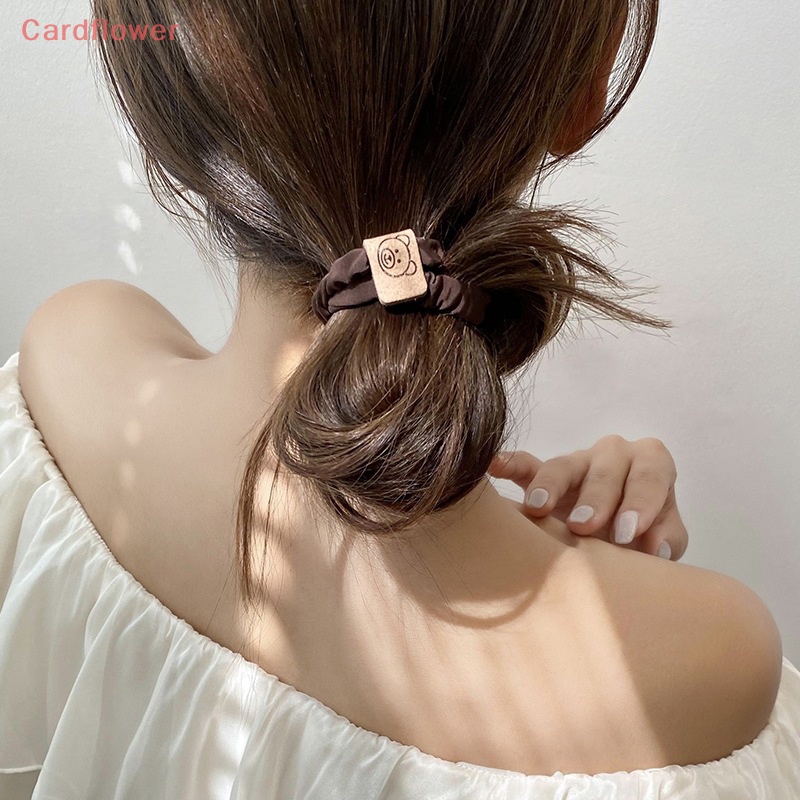 Bộ 5 Dây Buộc Tóc Cao Su Co Giãn Phong Cách Hàn Quốc Cho Nữ