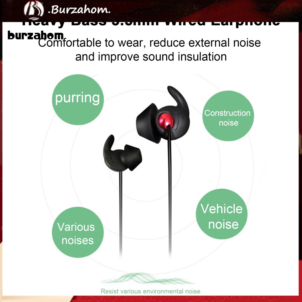 Tai Nghe Nhét Tai Có Dây Jack 3.5mm Âm Thanh HiFi 95dB Thông Minh