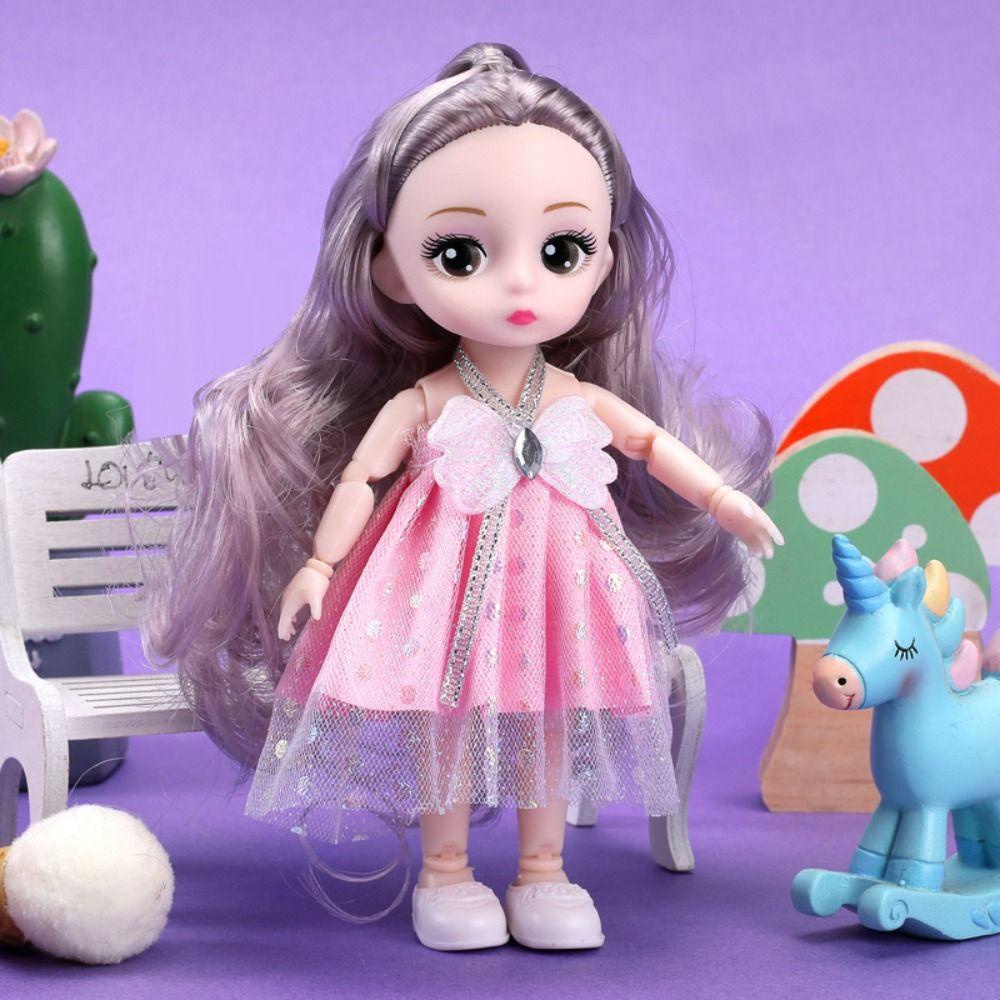 Búp Bê Daanes Mặc Đồ Dễ Thương Bằng PVC 17cm