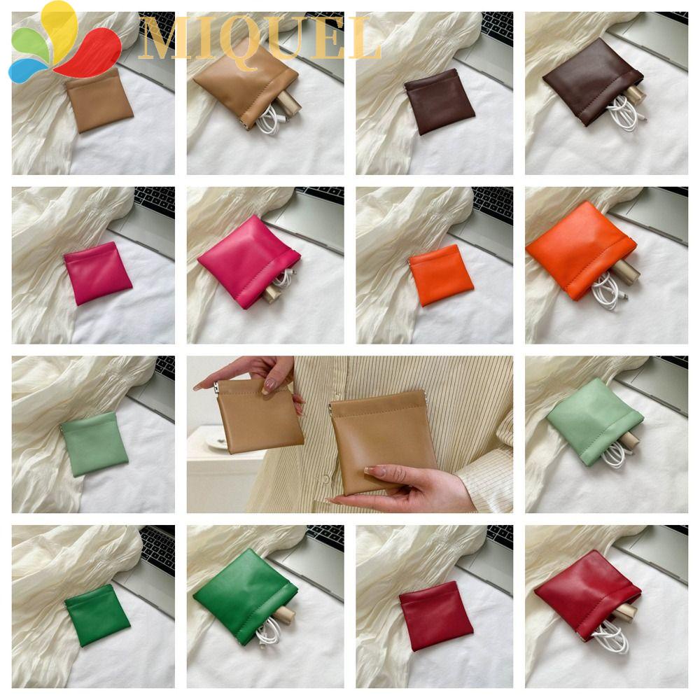 Ví Đựng Tiền Xu / Thẻ Bằng Da PU Cỡ Lớn Tiện Dụng Cho Nam