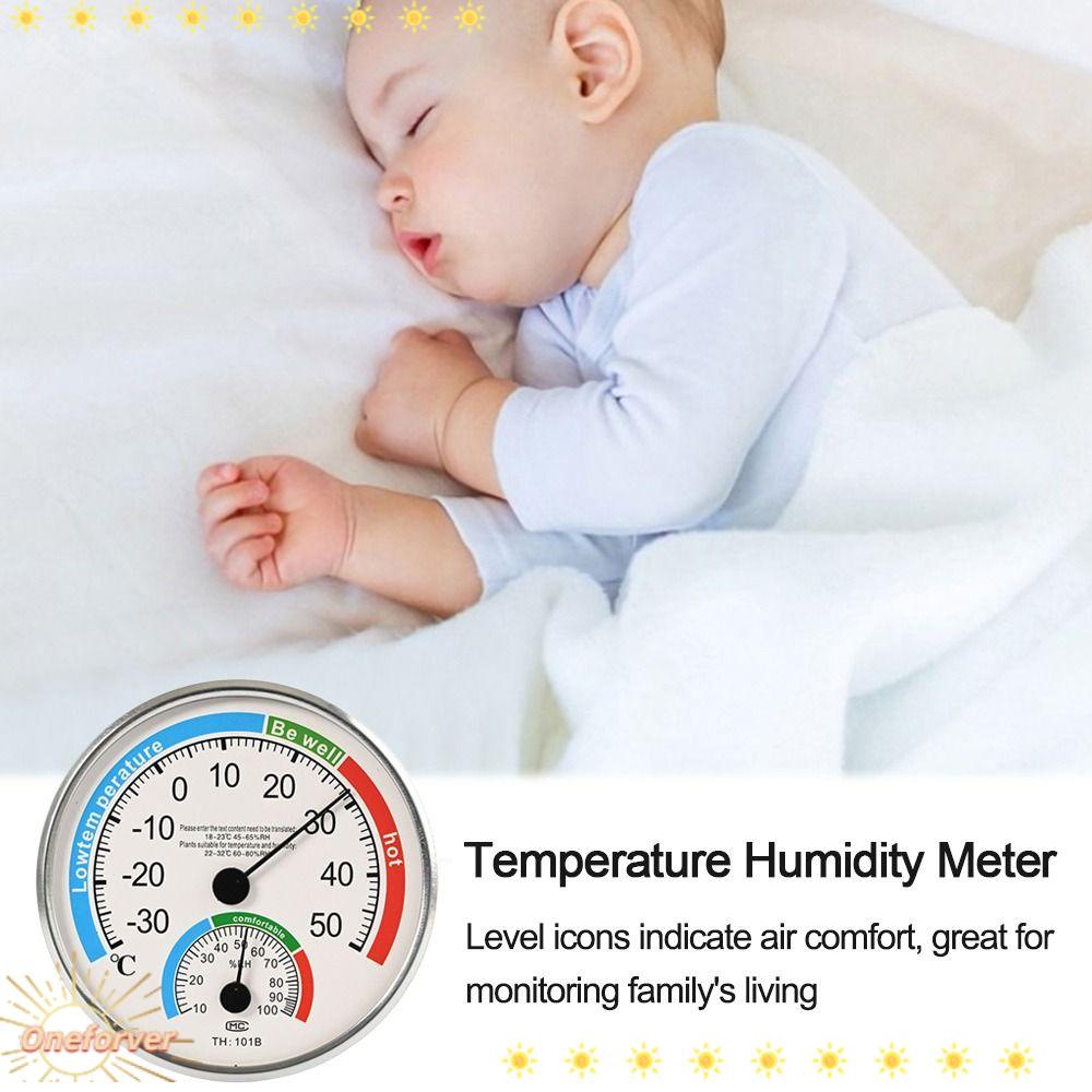 FOREVER Nhiệt Kế TH101 Đo Nhiệt Độ Và Độ Ẩm Gắn Tường
