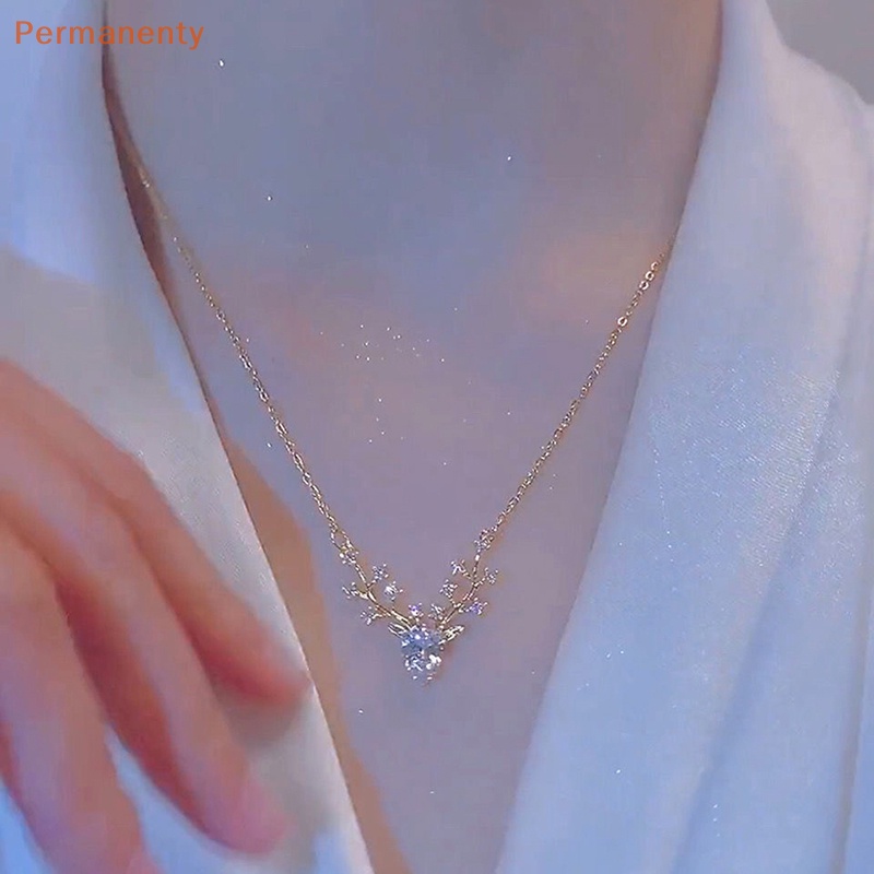 Vòng cổ Mặt Hình Hươu Cao Cấp Thời Trang Cho Nữ