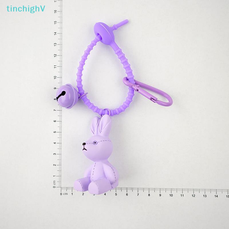 [TinchighV] Móc Khóa Hình Thỏ Hoạt Hình Dễ Thương Sáng Tạo Trang Trí Túi Xách Nữ [Mới]