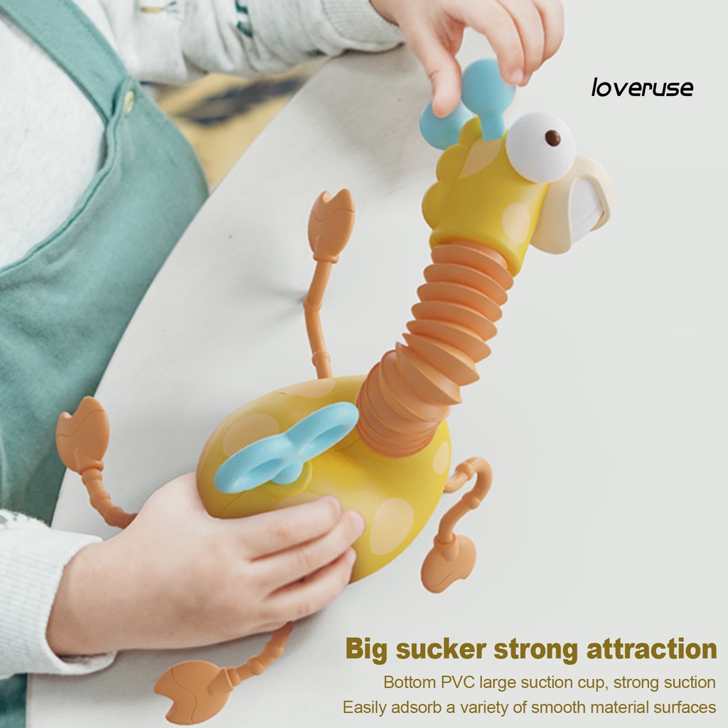 Đồ Chơi Giáo Dục Tạo Hiệu Ứng Âm Thanh Mạnh Mẽ Hình Hươu Cao Cổ Màu Sắc Sống Động