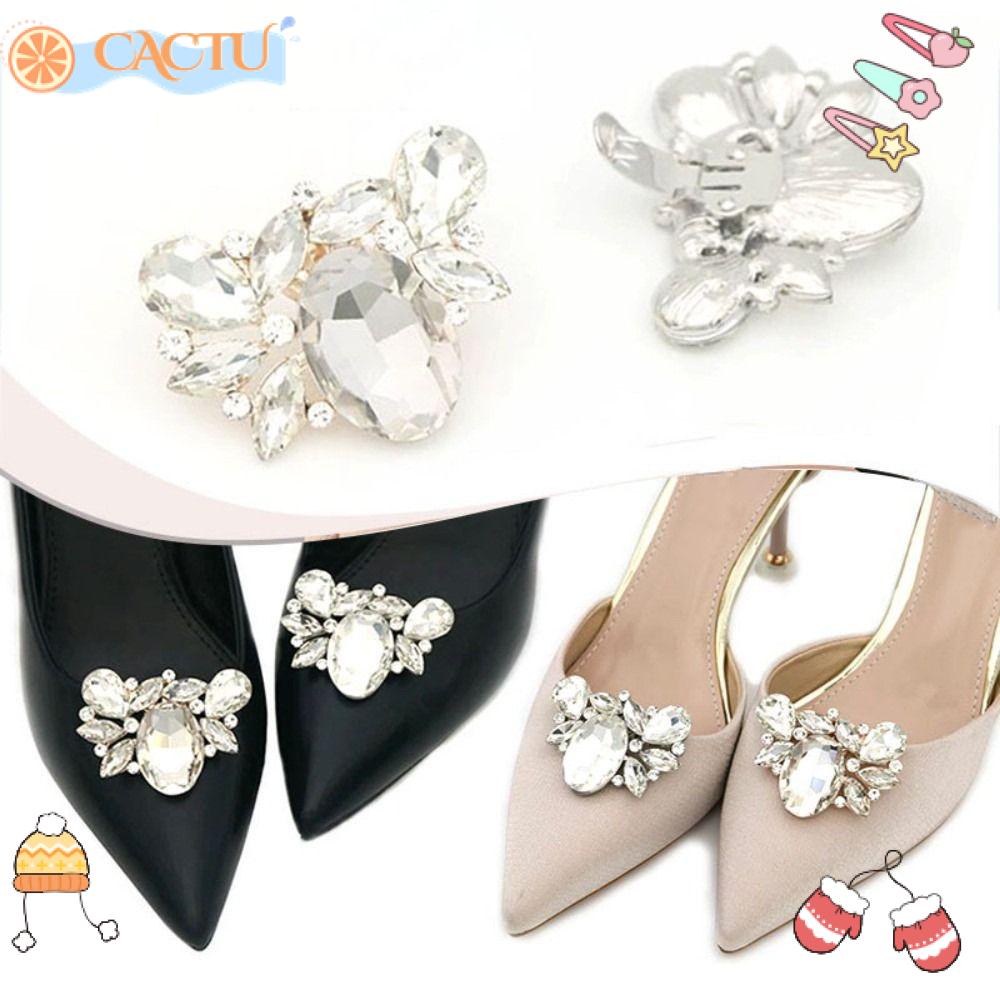 CACTU 1 Phụ Kiện Trang Trí Giày Cao Gót Đính Đá Sang Trọng