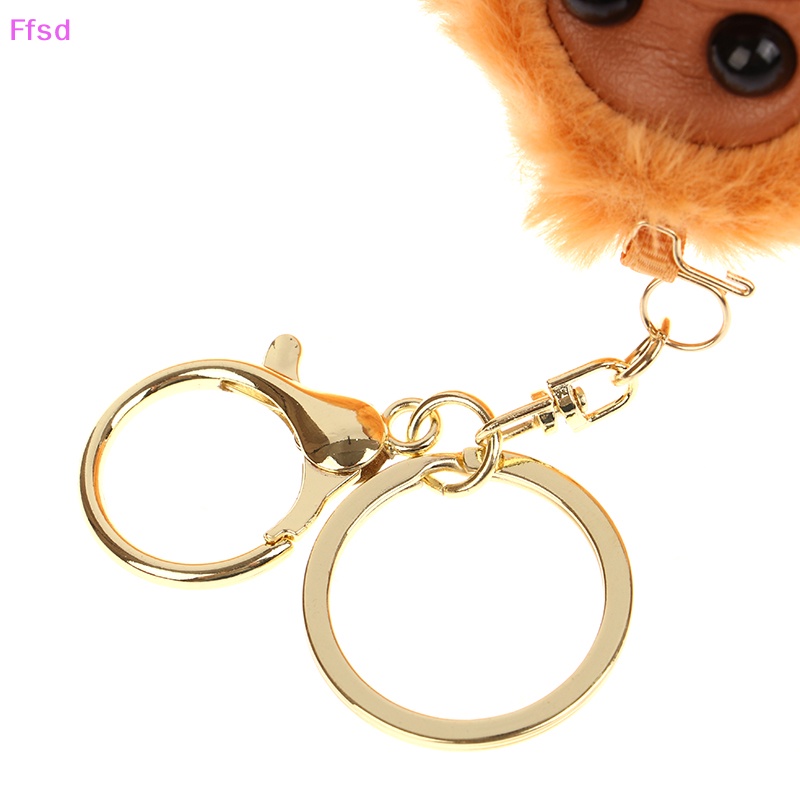 1 Móc Khóa Hình Khỉ Nhồi Bông Tay Dài Dễ Thương