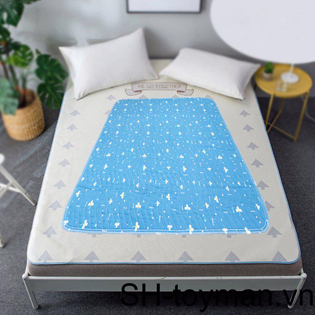 Thảm Lót Giường Chống Trượt Không Thấm Nước Thoáng Khí Giặt Được Tiện Dụng
