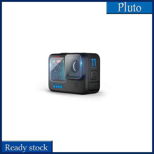 Kính Cường Lực Hd Bảo Vệ Ống Kính Máy Ảnh Mới Chống Trầy Chống Va Chạm Tương Thích Với Gopro11 / 10 / 9