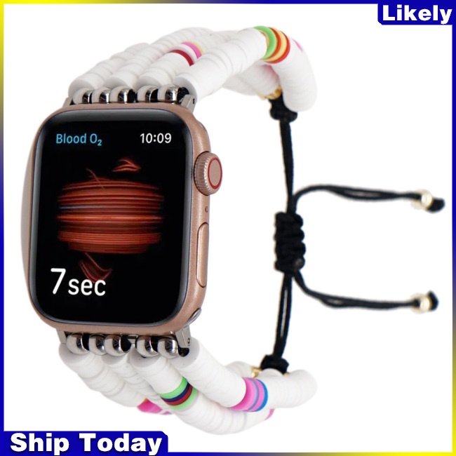 Dây Đeo Mềm Phong Cách Boho Thay Thế Cho iWatch 42-44mm
