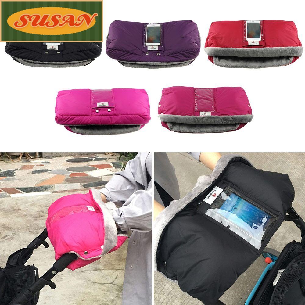 SUSANS Găng Tay Lông Cừu Dày Dặn Ấm Áp Chống Thấm Nước Có Túi