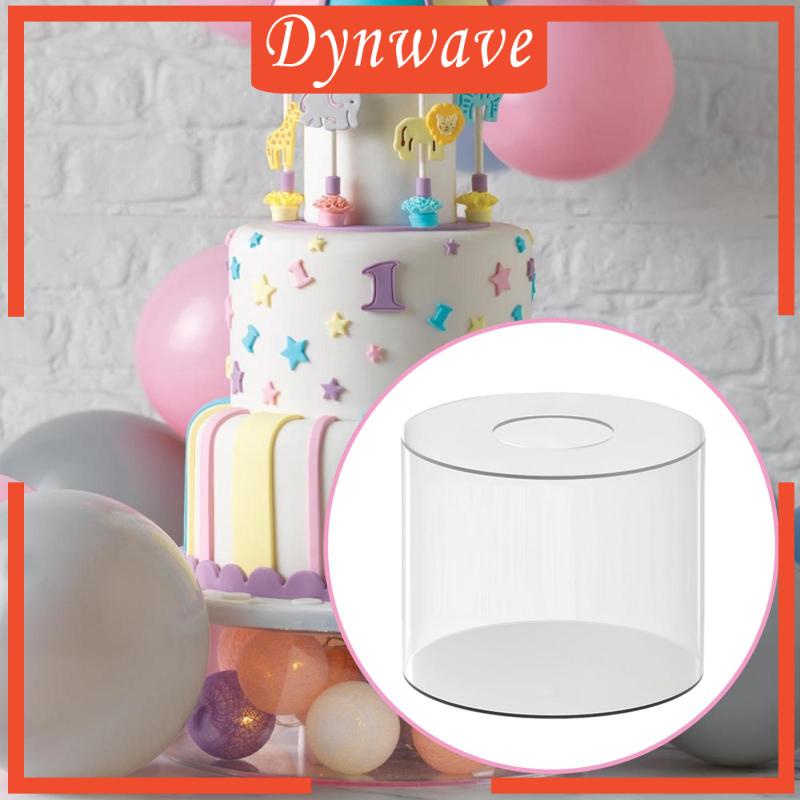 Giá Đỡ Bánh Kem Hình Tròn Bằng Acrylic Trong Suốt Dùng Trang Trí Tiệc Cưới